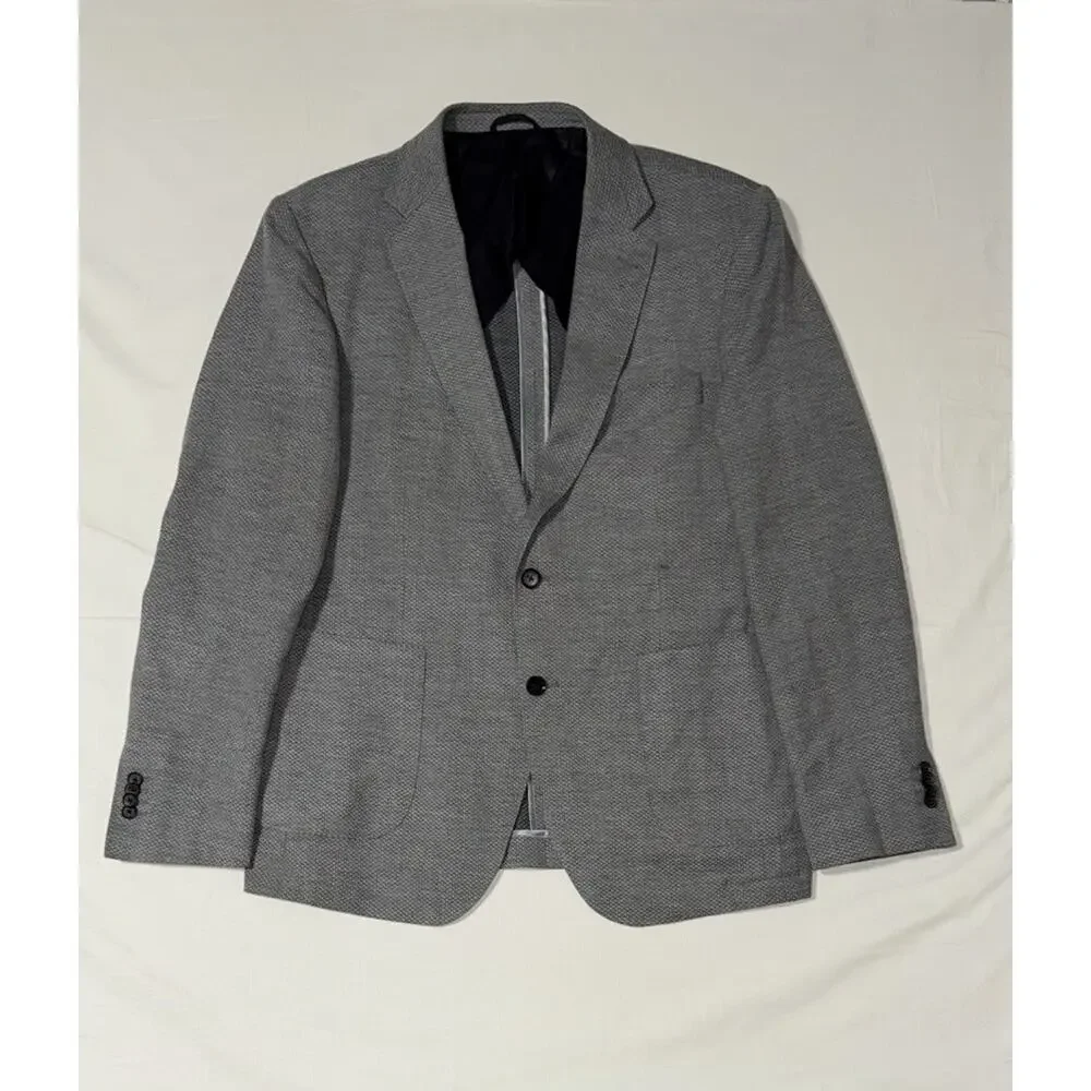Rodd & Gunn - Haldon Jacket/Sport Blazer Wool Grey Men’s Size XL Woven in Italy